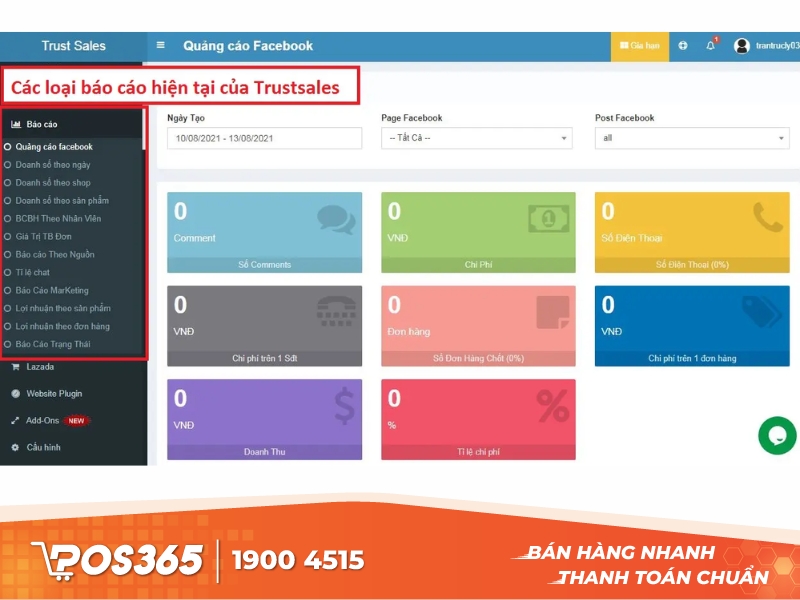 Giải pháp quản lý bán hàng miễn phí tại Đà Nẵng TrustSales