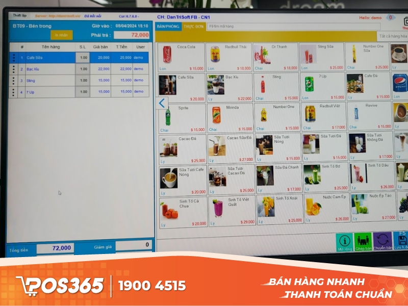 Phần mềm bán hàng Hà Nội miễn phí DanTriSoft