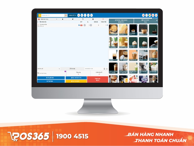 Phần mềm quản lý bán hàng POS365 với giao diện đơn giản, dễ dùng