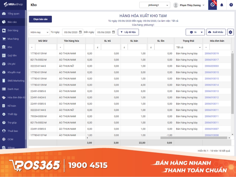 Phần mềm quản lý bán hàng tại TPHCM thông minh MISA