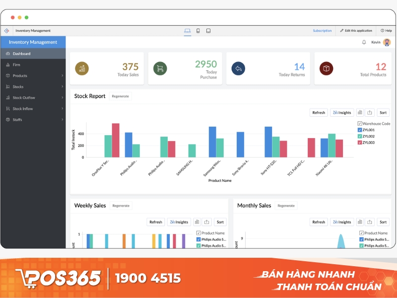 Nền tảng quản lý kho miễn phí Zoho Inventory