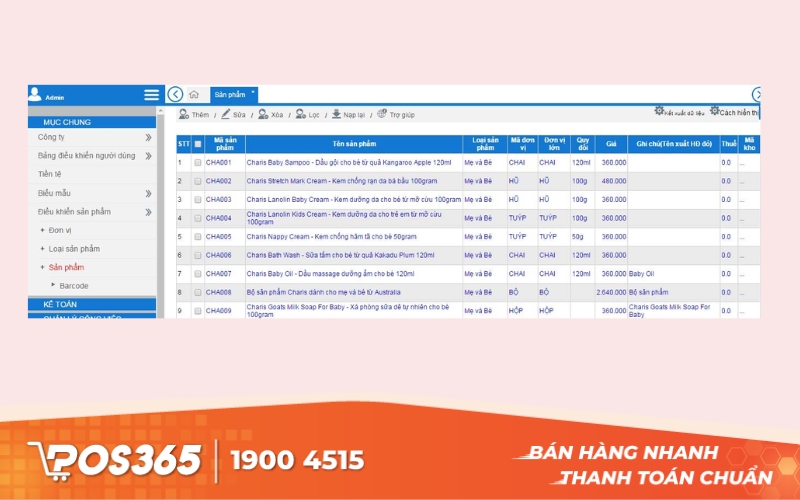 Phần mềm kiểm kê xuất nhập kho SOF