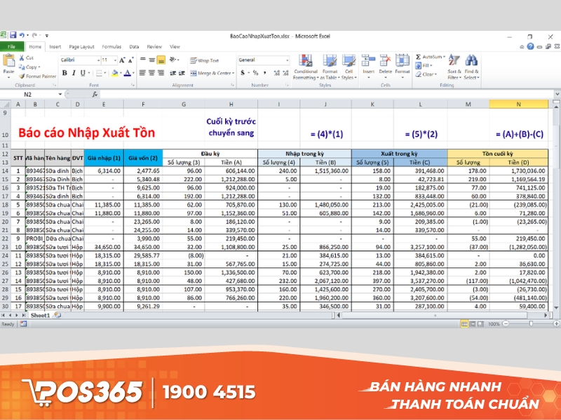 Tạo báo cáo tổng kết