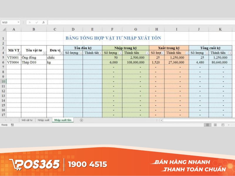 Tạo file và cấu trúc bảng