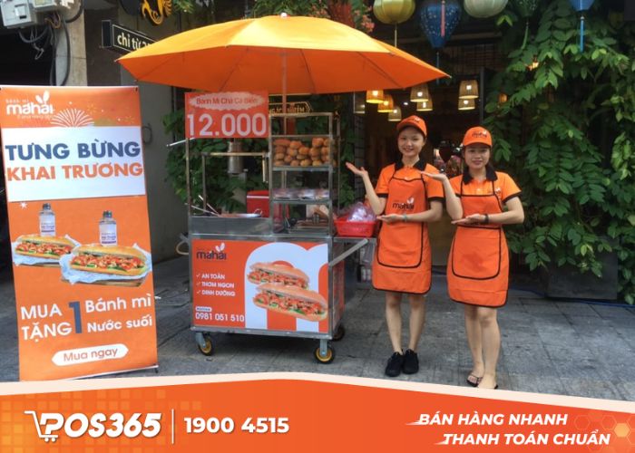 Khuyến mãi mua 1 bánh tặng 1 nước của quán bánh mì luôn mang lại hiệu quả