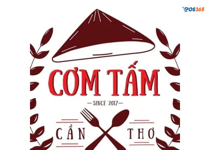 Biểu tượng thìa, dĩa những dụng cụ cần dùng để ăn món cơm tấm