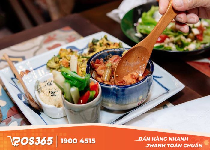 Quán ăn thuần chay với nguyên liệu nhập khẩu cao cấp