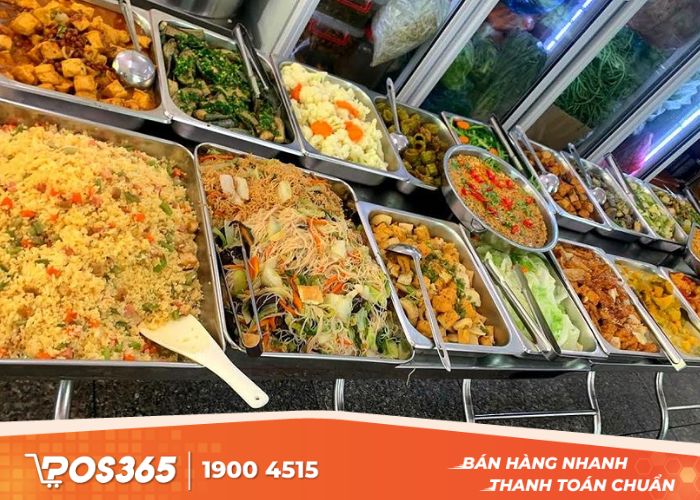 Quán buffet chay bình dân tại quận Bình Thạnh