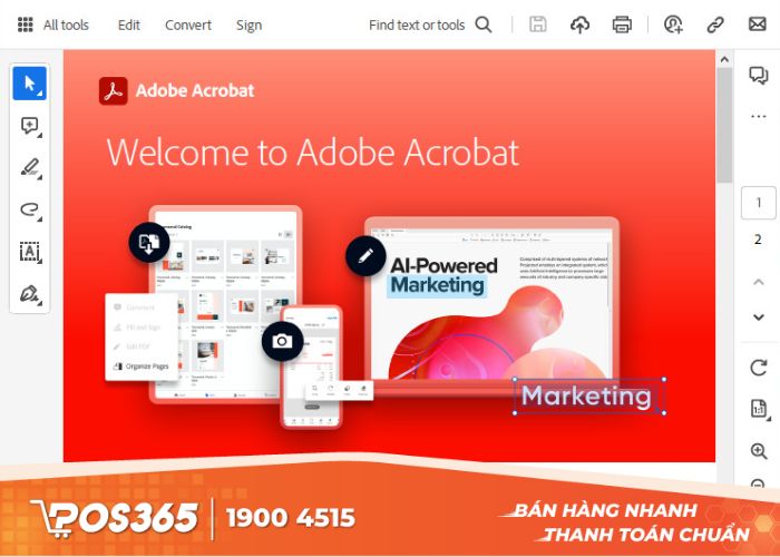 Adobe Acrobat Pro DC là công cụ chỉnh sửa file pdf mạnh mẽ nhất