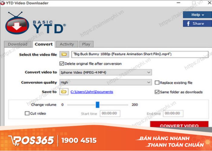 Phần mềm tải video đa tính năng, miễn phí, dễ dùng
