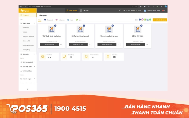 BigLead (ShopF1) - Ứng dụng bán hàng livestream và kiểm kho hiệu quả