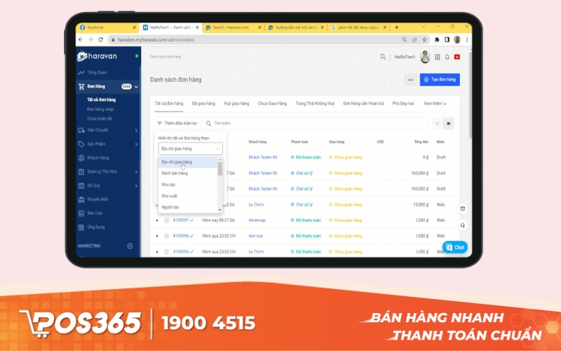 Haravan - Phần mềm quản lý kho và bán hàng miễn phí
