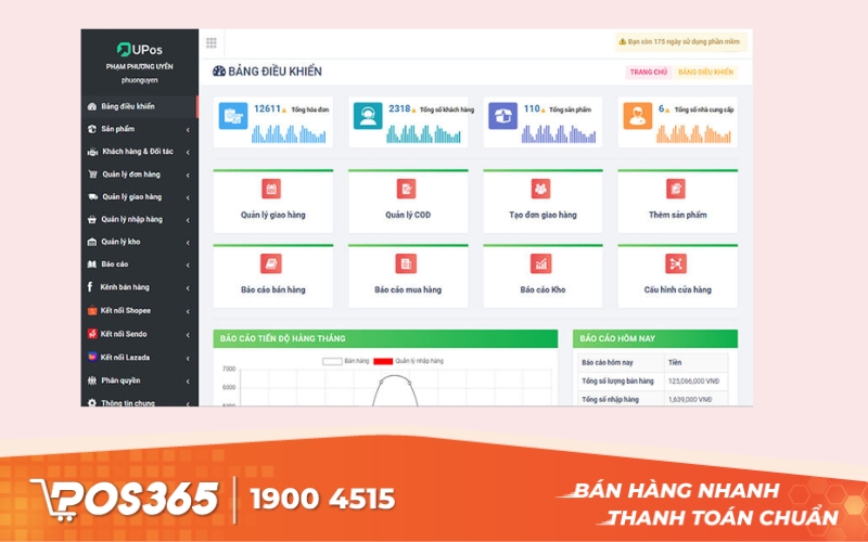 Upos - Phần mềm quản lý kho, đơn hàng toàn diện