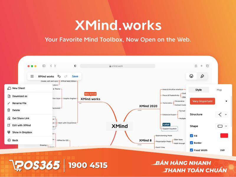 XMind là phần mềm vẽ sơ đồ tư duy rất phổ biến