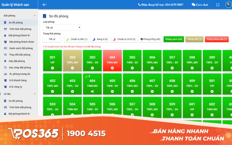 Phần mềm quản lý homestay chuyên nghiệp PMS