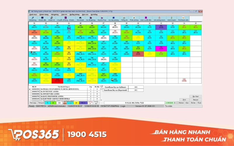 Phần mềm quản lý khách sạn mini miễn phí GiHoTech