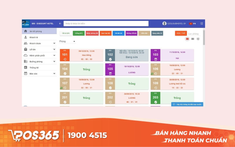 EzCloudhotel - Phần mềm khách sạn hỗ trợ offline