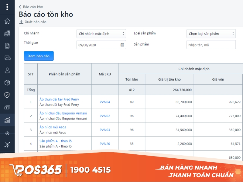 Sapo - giải pháp quản lý tồn kho đa kênh