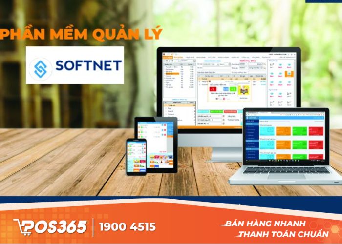 SoftNet Restaurant phù hợp để quản lý nhà hàng, quánăn nhỏ