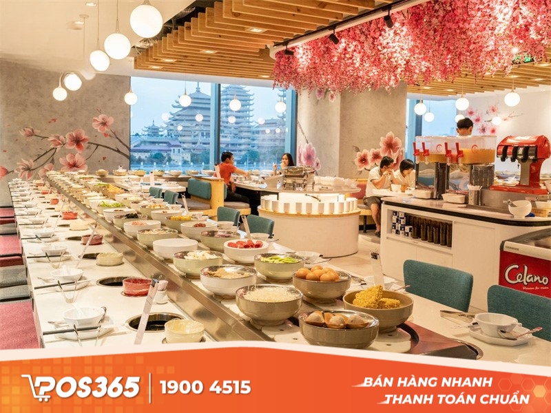 Buffet lẩu băng chuyền đài loan - Dao Hua