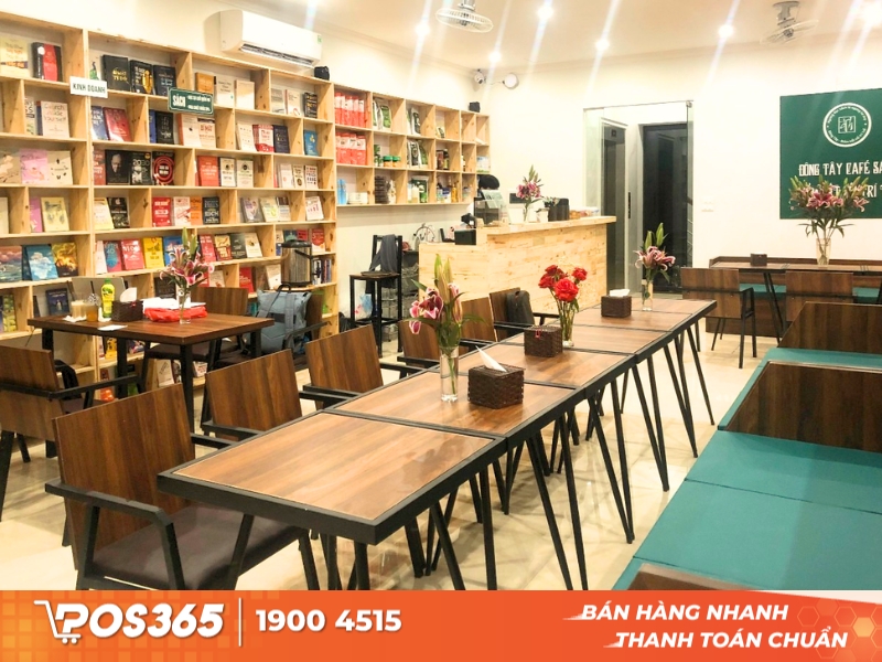 Cà phê sách Đông Tây - quán cà phê sách Hà Nội nổi tiếng