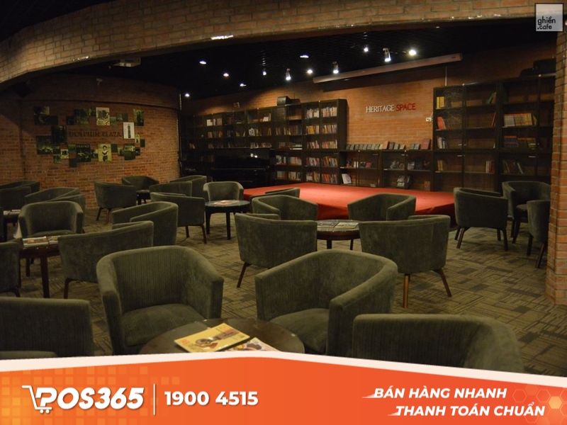 Heritage Space - không gian văn hóa cà phê sách Hà Nội
