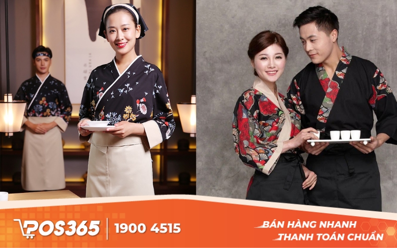 Mẫu thiết kế đồng phục nhà hàng Nhật 3