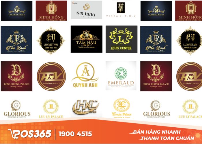 Logo nhà hàng theo phong cách truyền thống