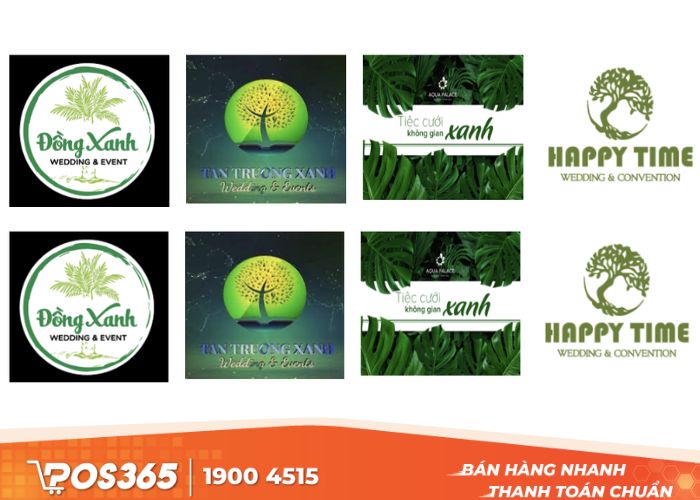 Logo lấy cảm hứng từ các yếu tố thiên nhiên, cây cỏ
