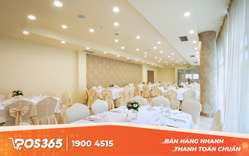 Âm thanh ánh sáng của nhà hàng tiệc cưới