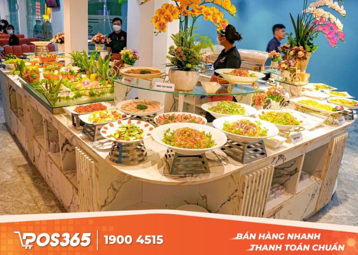 Thiết kế quầy buffet khoa học
