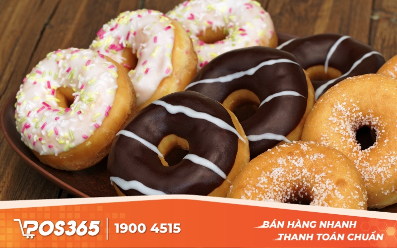 Trang trí quầy bánh và khu vực pha chế