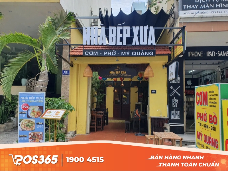 Nhà hàng bếp xưa phong cách Việt cổ