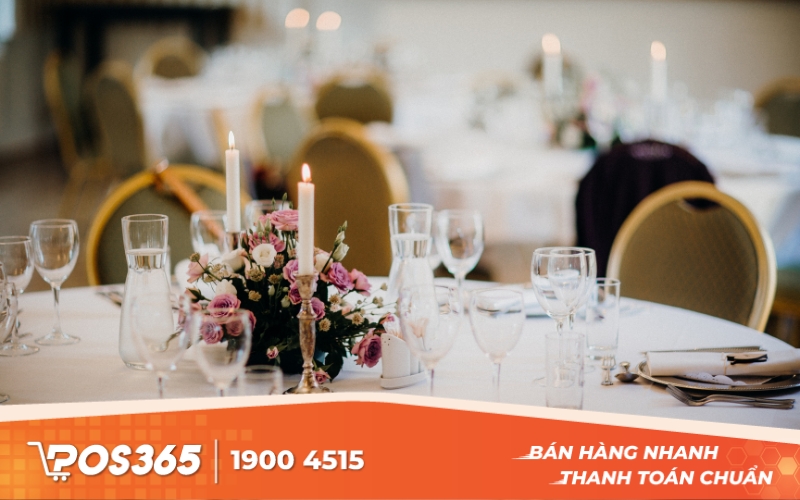 Phục vụ khi vào tiệc
