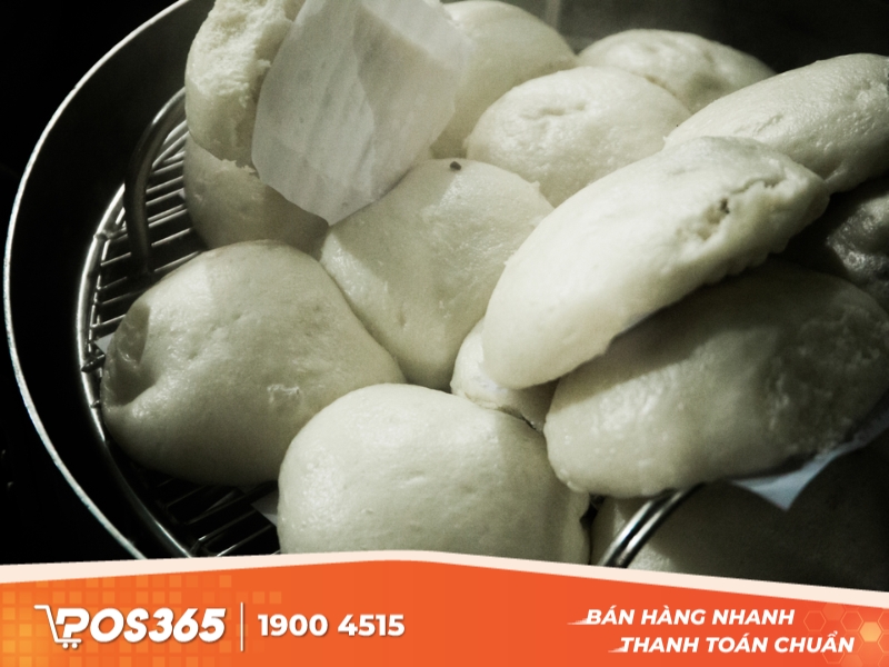 Bánh bao tự làm Quán Thánh - quán ăn sáng phố cổ ngon