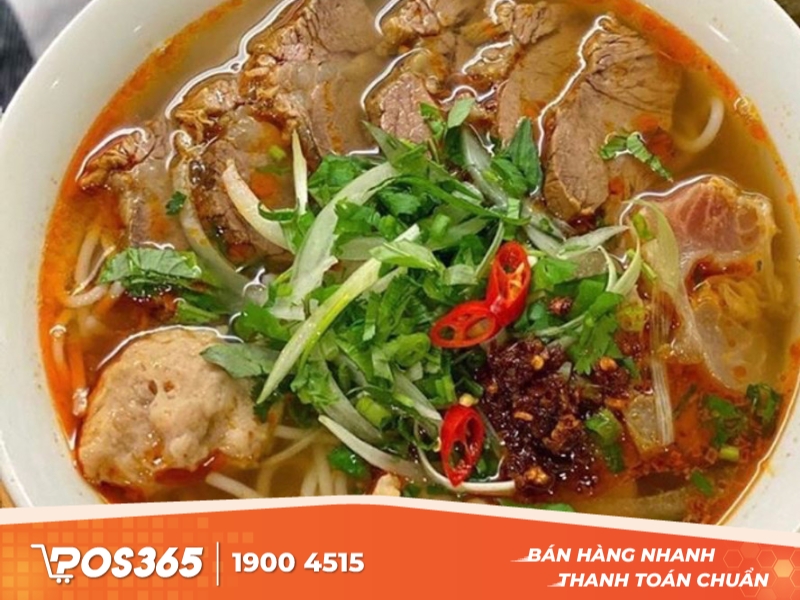 Bún bò Huế O Hiền - quán ăn sáng ngon khu Cầu Giấy