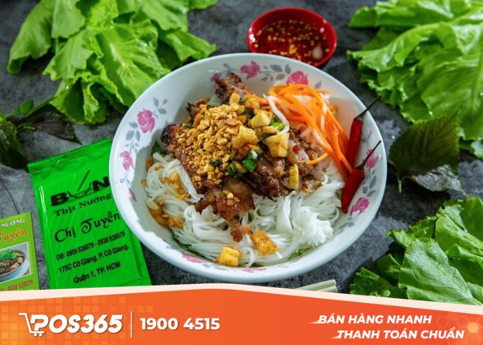 Bún thịt nướng chị Tuyền