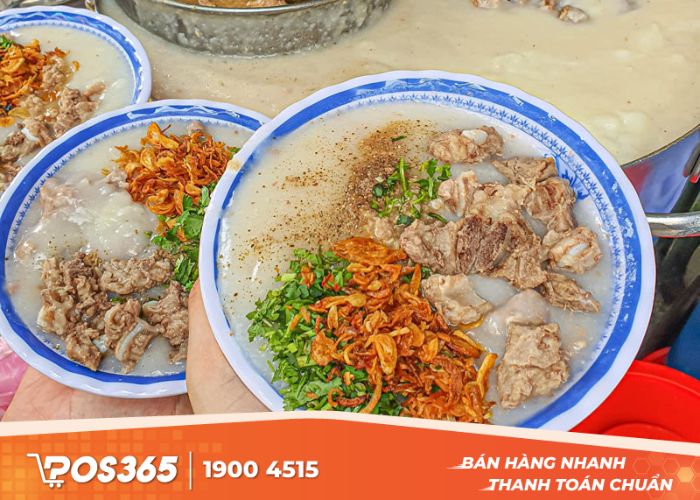 Cháo sườn quán Ông Tạ