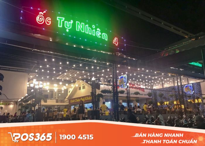 Quán ốc Tự Nhiên nhiều cơ sở và luôn đông khách