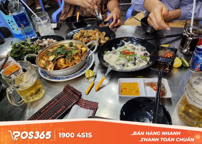Quán ốc Vũng Tàu 131 có giá bán bình dân
