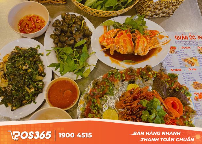 Quán ốc 34 ngon nhất thành phố