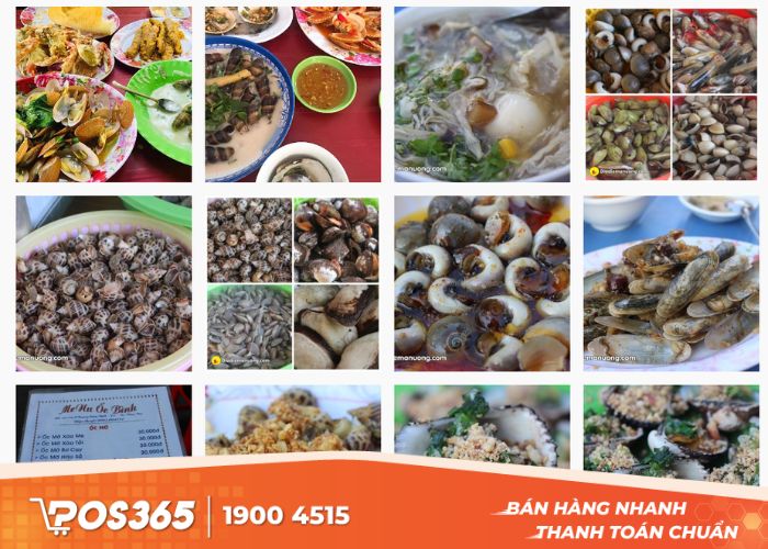 Quán ốc Bình có phục vụ đa dạng các món ăn
