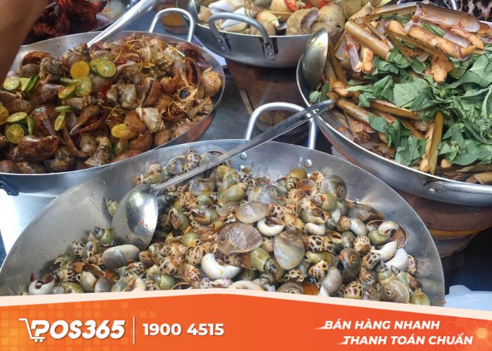 Quán ốc Chảo nổi tiếng với món ốc len xào dừa