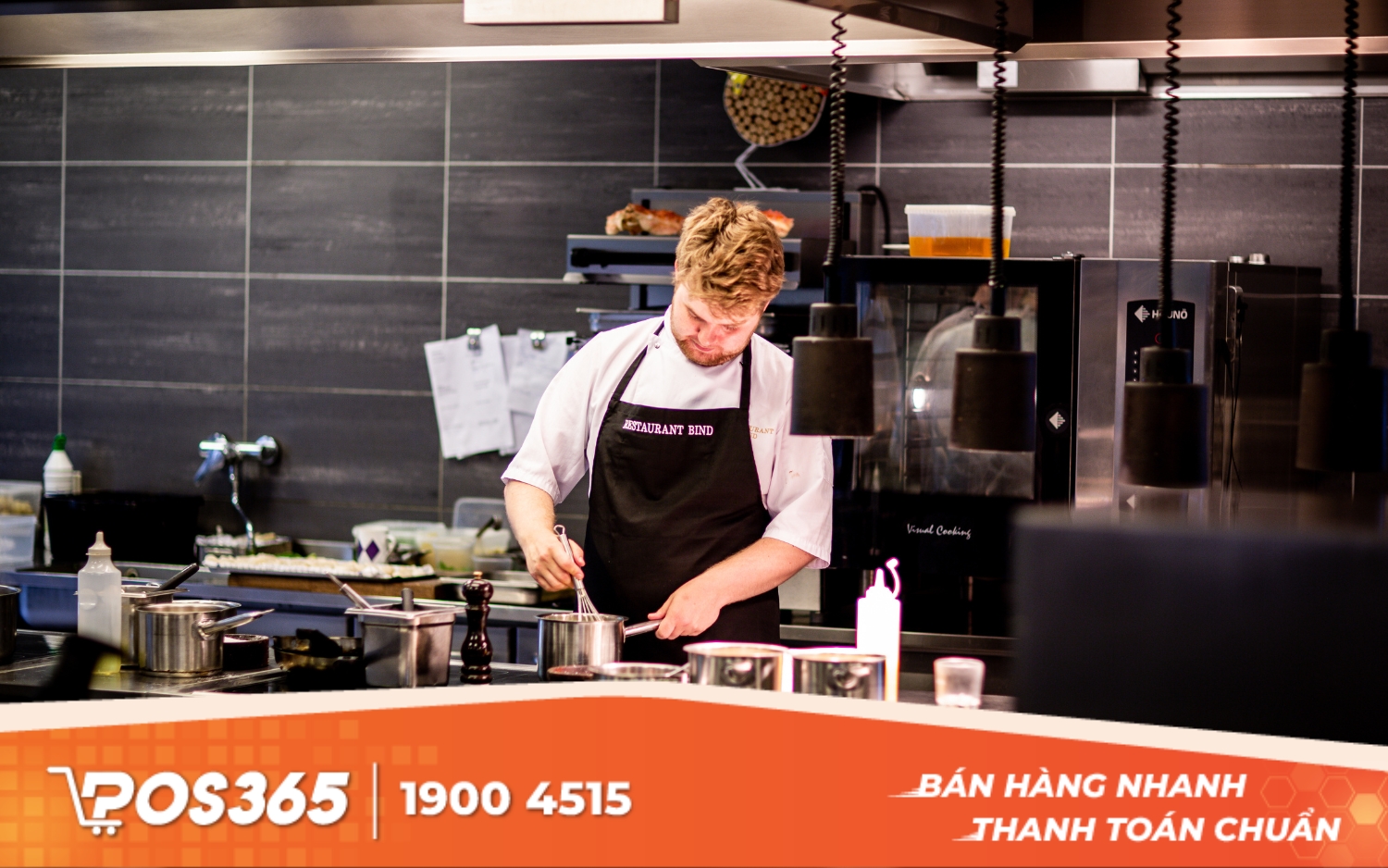 Thiết kế bếp nhà hàng mở