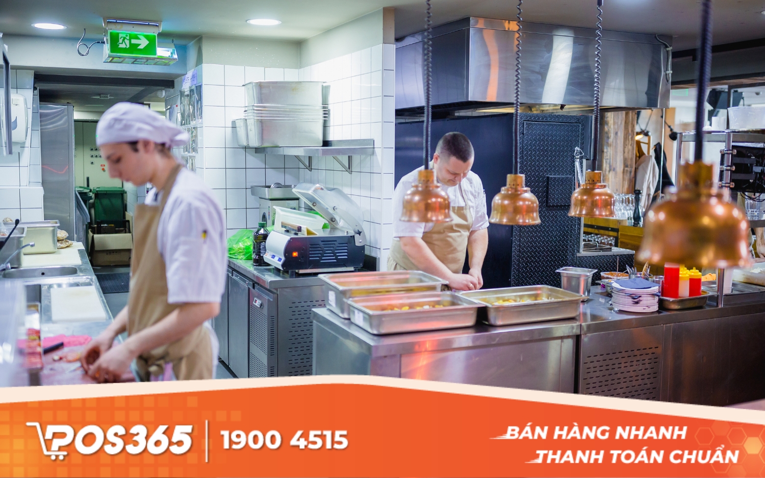 Thiết kế bếp phân khu