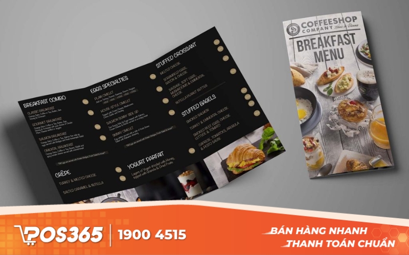 Mẫu thiết kế menu nhà hàng 1