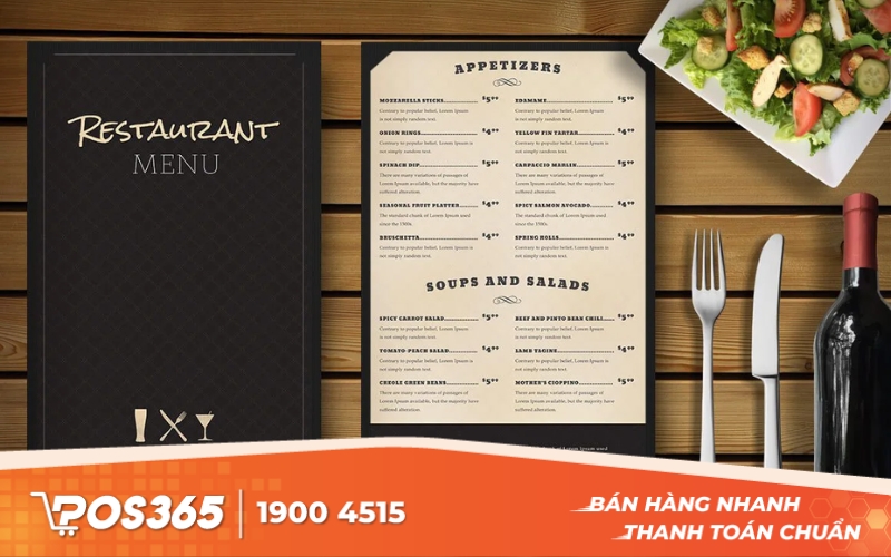 Mẫu thiết kế menu nhà hàng 6