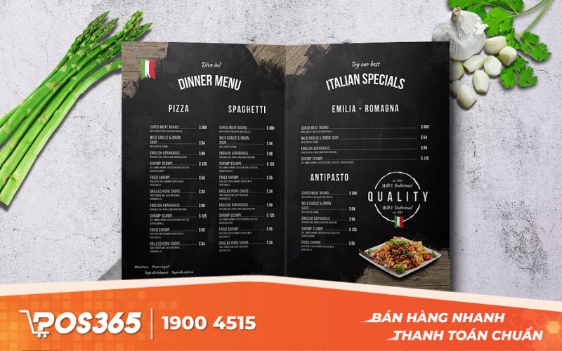 Mẫu thiết kế menu nhà hàng 7