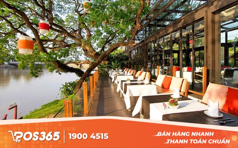 Mẫu thiết kế nhà hàng bên sông
