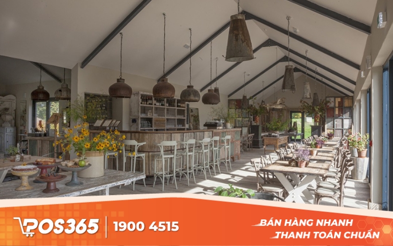 Phong cách đồng quê tạo cảm giác gần gũi